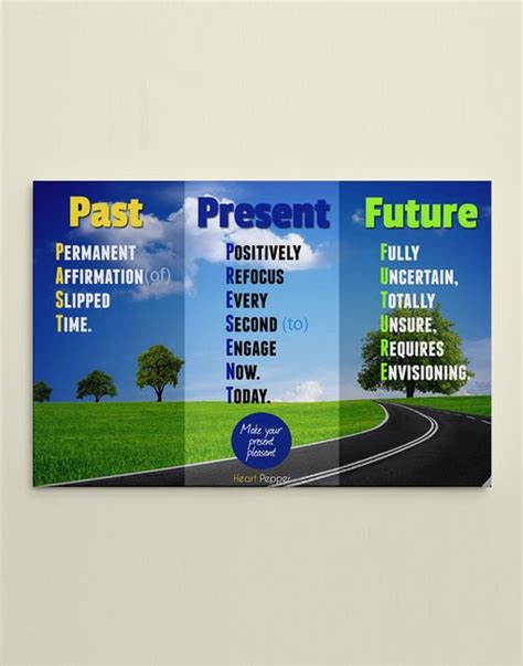 past present future wall art